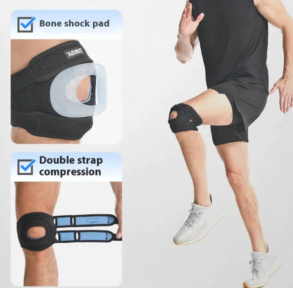 Adjustable Knee Support with Double Straps