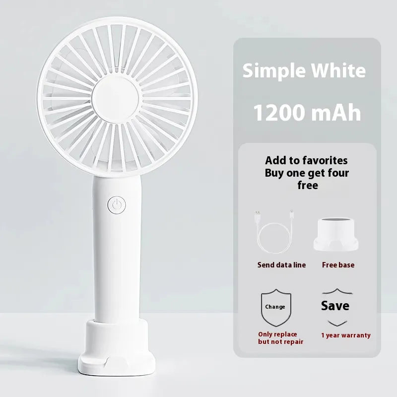 Portable Portable Mute Small Handheld Fan