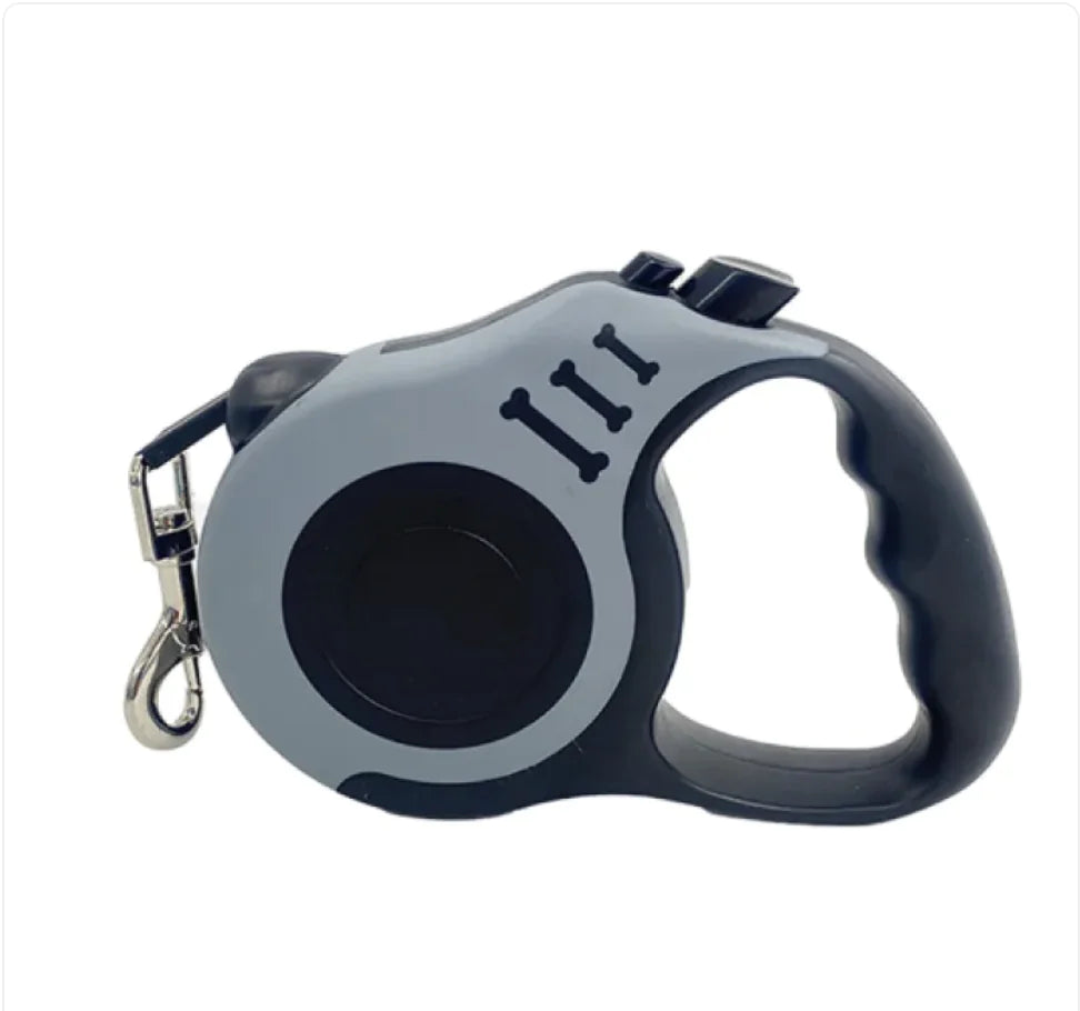 Pet Automatic Retractable Leash with Bone Print