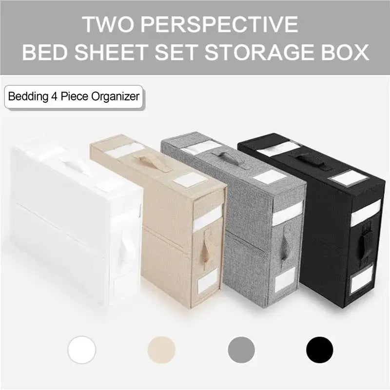 Bed Sheet Set Storage Box