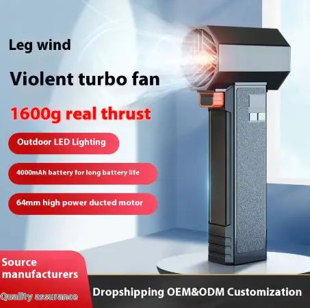 High-Speed Turbofan Electric Dust Blower