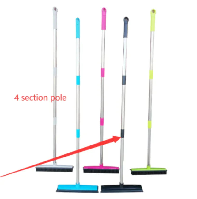 TriPole Dust & Carpet Scraper Broom