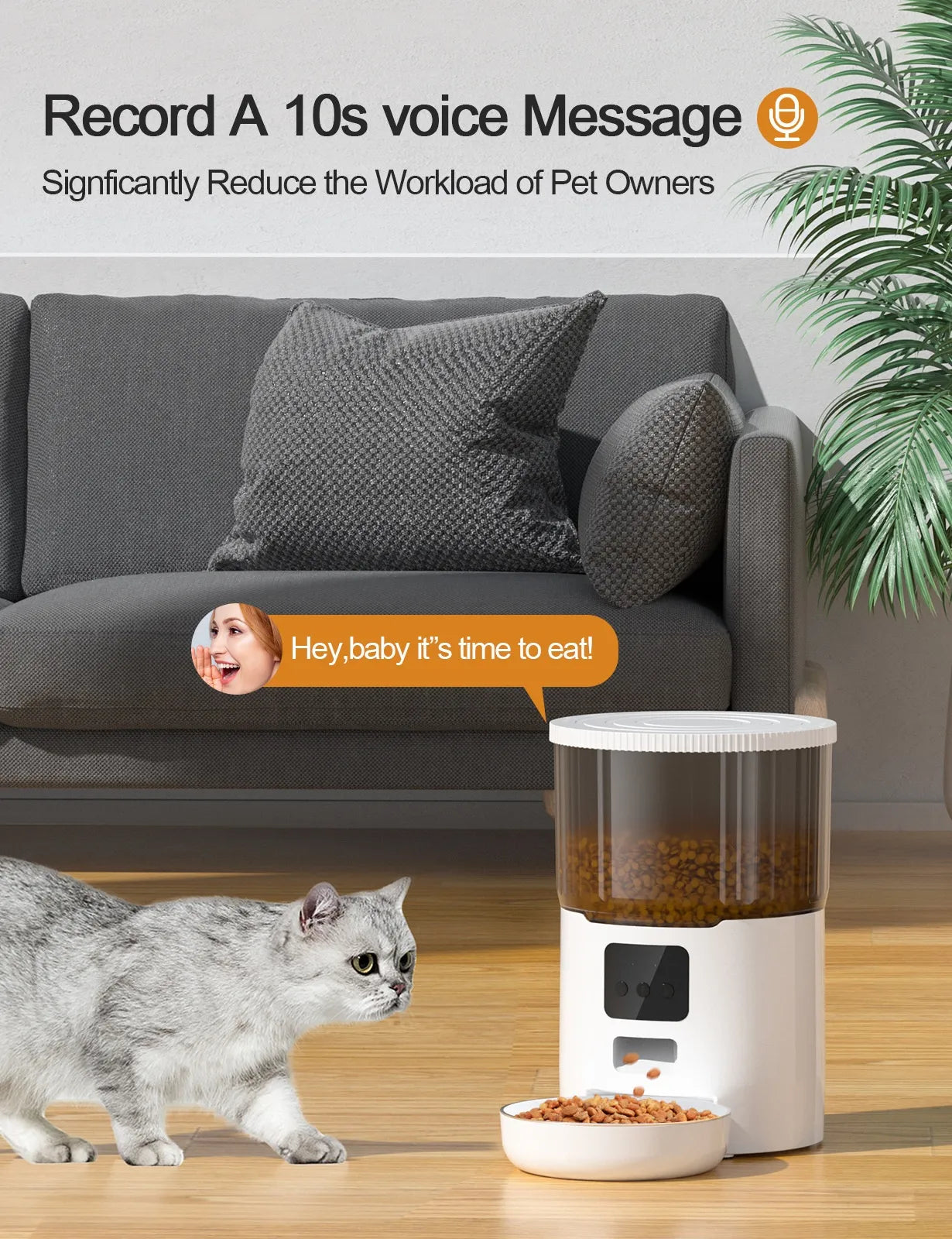 Cat Smart Dog Automatic Pet Feeder