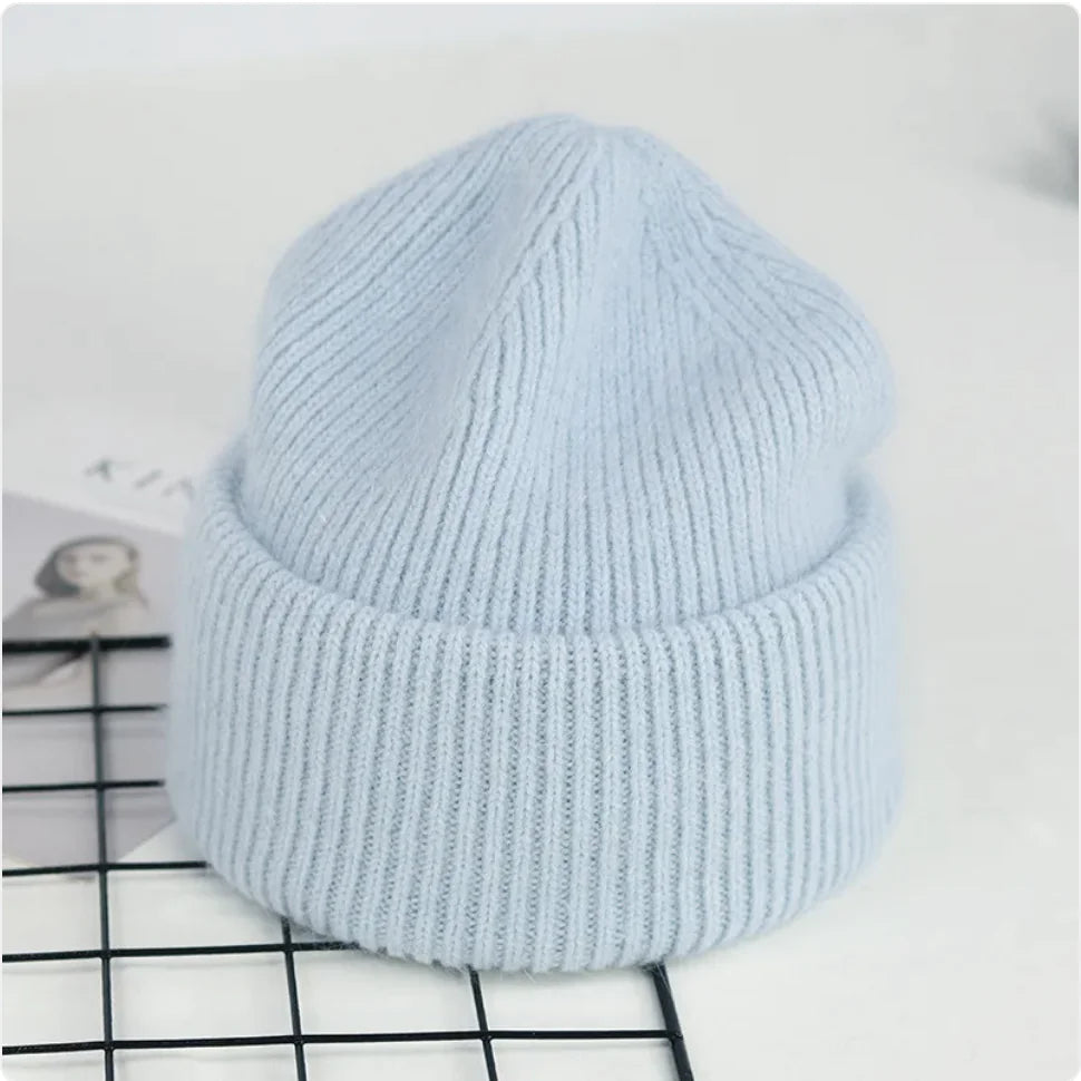 Simple Knitted Pullover Cap