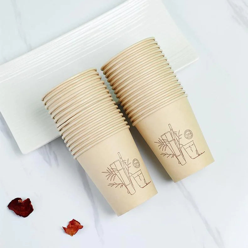 Bamboo Fiber Disposable Cups