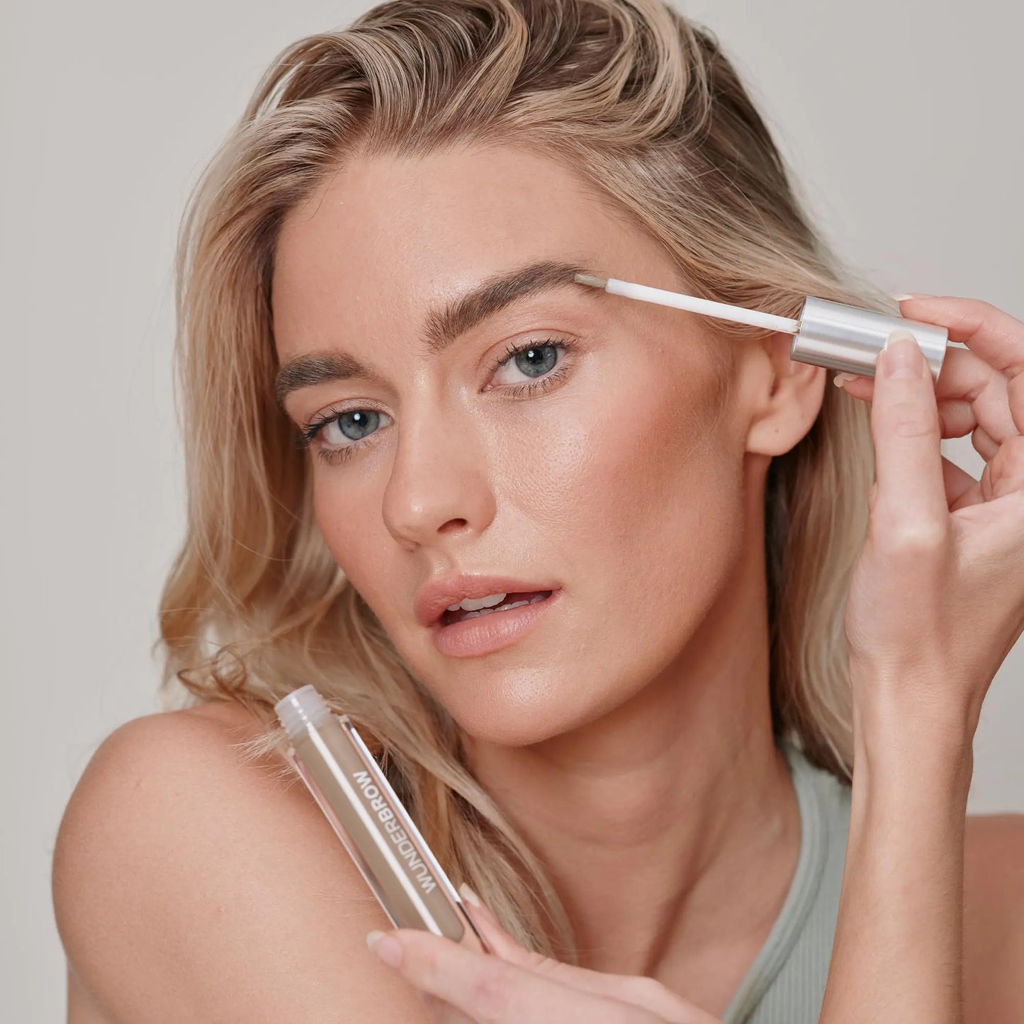 WUNDERBROW Waterproof Eyebrow Gel, Jet Black, Vegan and Cruelty-Free