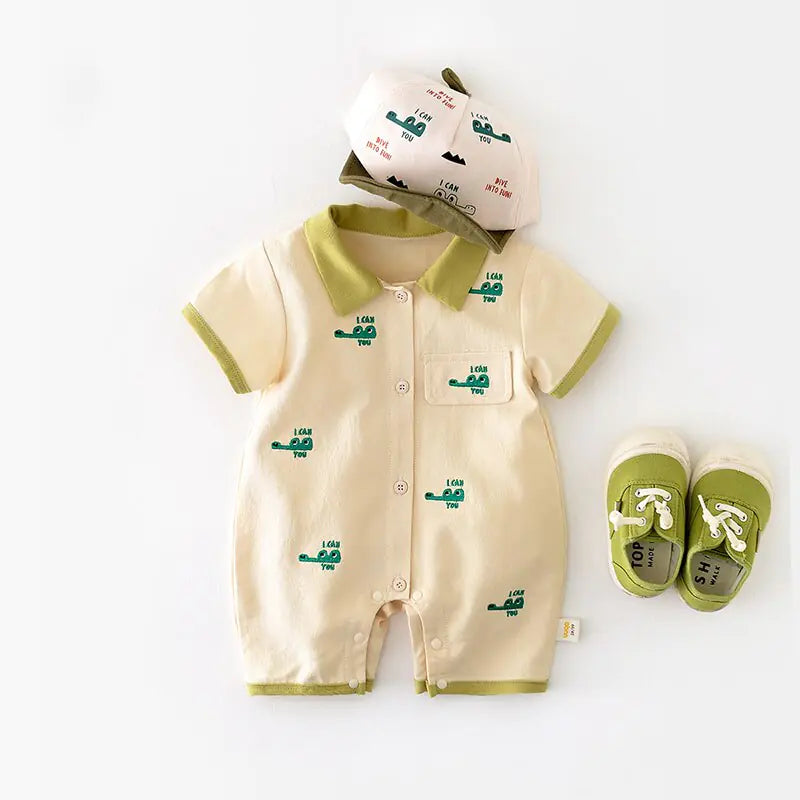 Baby Summer Crocodile Clothes  Jumpsuit