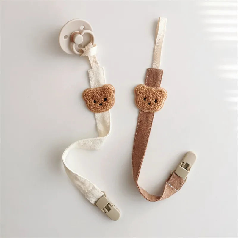 Baby Bear Pacifier Anti-drop Chain Clip