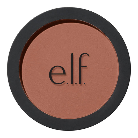 e.l.f. Primer-Infused Bronzer, Long-Lasting, Lightweight & Buildable Powder Bronzer, Delivers A Matte Finish, Vegan & Cruelty-Free, Sun-Soaked 0.35 Ounce (Pack of 1)