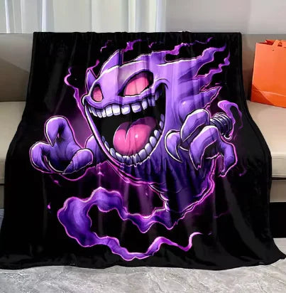 Pokemon Gengar Flannel Blanket