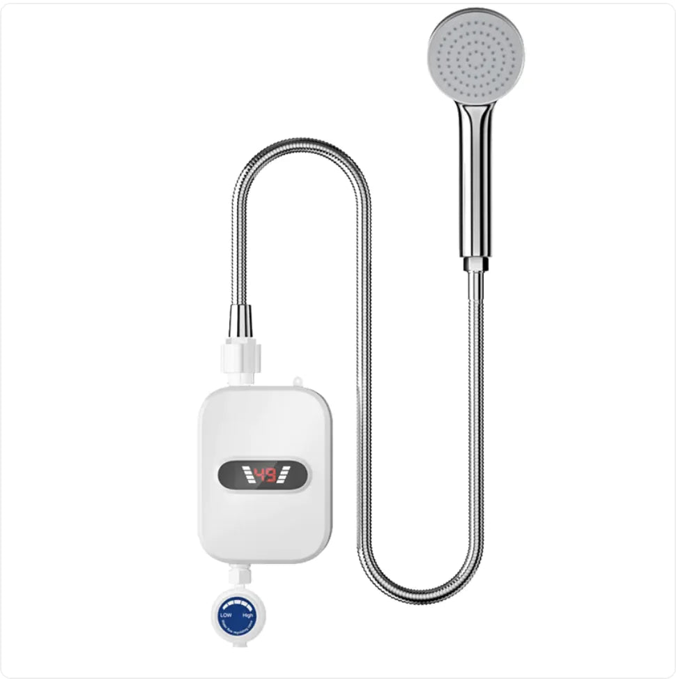 Compact Electric Thermostatic Water Heater Shower Set