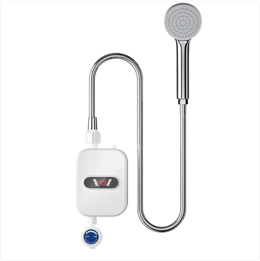 Compact Electric Thermostatic Water Heater Shower Set