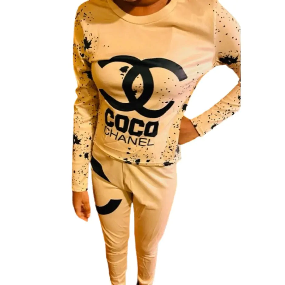 Two Pieces Tracksuit Long Sleeve Set